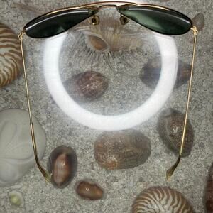 Rayban black and gold vintage